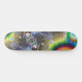 Negative Enamel Sunburst Fun Frame, Negative En... Skateboard (Horizontal)