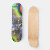 Negative Enamel Sunburst Fun Frame, Negative En... Skateboard (Vorderseite)