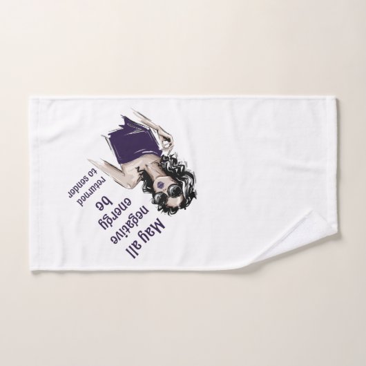 Negative Energie wird an Absender zurückgegeben Badhandtuch Set (Handtuch)