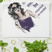 Negative Energie wird an Absender zurückgegeben Geschirrtuch (Gefaltet)