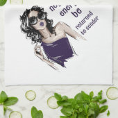 Negative Energie wird an Absender zurückgegeben Geschirrtuch (Gefaltet)