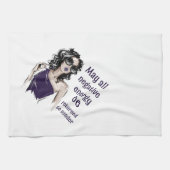 Negative Energie wird an Absender zurückgegeben Geschirrtuch (Horizontal)