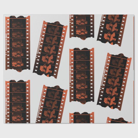 Negative Film Strip Geschenkpapier (Flach)