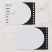Negative Filmstreifen-Visitenkarte Visitenkarte (Vorne/Hinten)