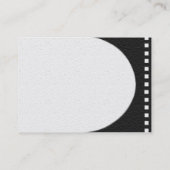 Negative Filmstreifen-Visitenkarte Visitenkarte (Rückseite)