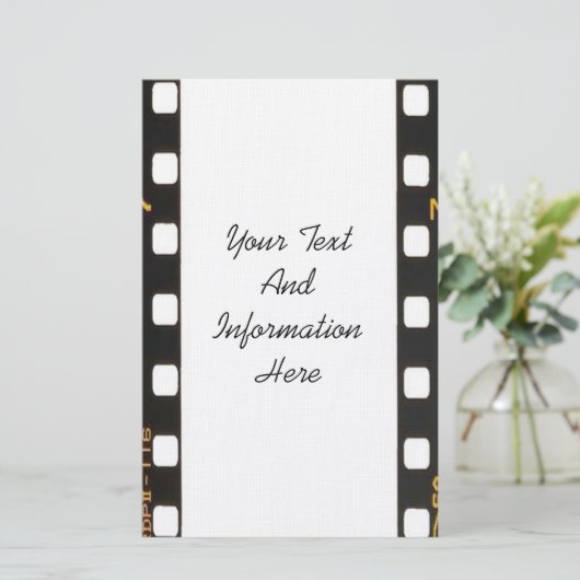 Negative Stationierung Briefpapier (Stehend Vorderseite)