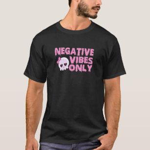 Negative Vibes Only Pastel Goth Menhera T-Shirt