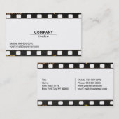 Negative Visitenkarte (Vorne/Hinten)