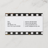 Negative Visitenkarte (Rückseite)