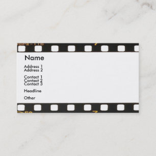 Negative Visitenkarte