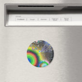 Negativer Enamel Sunburst Magnet (In Situ (Geschirrspüler))