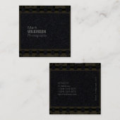 Negativer Film Quadratische Visitenkarte (Vorne/Hinten)