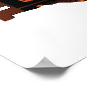 Negativer Filmstreifen Poster (Ecke)