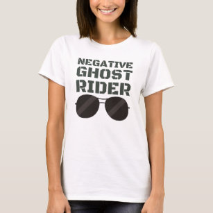 Negativer Ghost Rider Das Muster ist voll T-Shirt