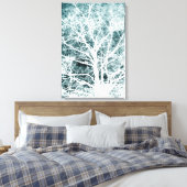 Negatives Bildbaummuster Leinwanddruck (Insitu (Schlafzimmer))