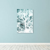 Negatives Bildbaummuster Leinwanddruck (Insitu (Holzboden))