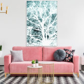 Negatives Bildbaummuster Leinwanddruck (Insitu (Wohnzimmer))
