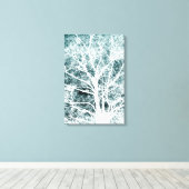 Negatives Bildbaummuster Leinwanddruck (Insitu (Holzboden))
