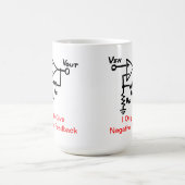 Negatives Feed-back-Kaffee-Tasse Kaffeetasse (Mittel)