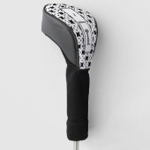 Negatives Gamepad von Kenneth Yoncich Golf Headcover (angewinkelt)