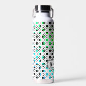 Negatives Gamepad von Kenneth Yoncich Trinkflasche (Vorne)