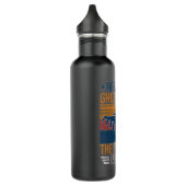 Negatives Ghost-Reiter-Muster ist Full-Fighter Pil Edelstahlflasche (Links)