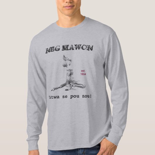 Negatives Mawon T-Shirt (Vorderseite)
