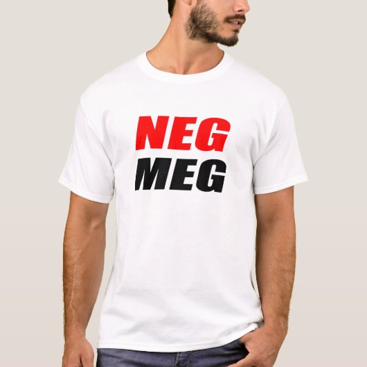 NEGATIVES MEG. OHM T-Shirt (Vorderseite)