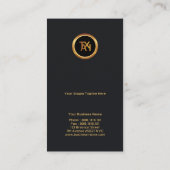 Negatives Raumdesign Creative Black Taxi Treiber Visitenkarte (Rückseite)