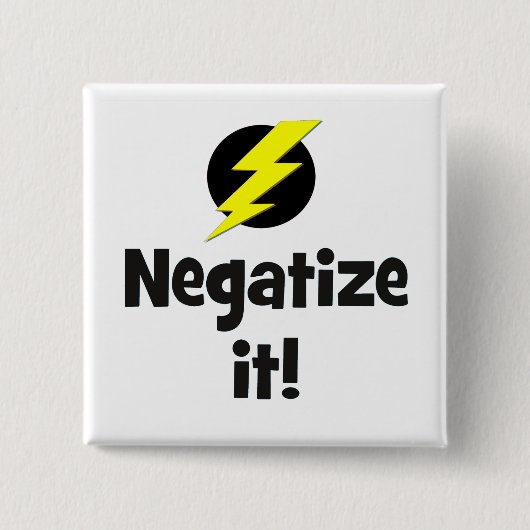 Negativieren Button (Vorderseite)
