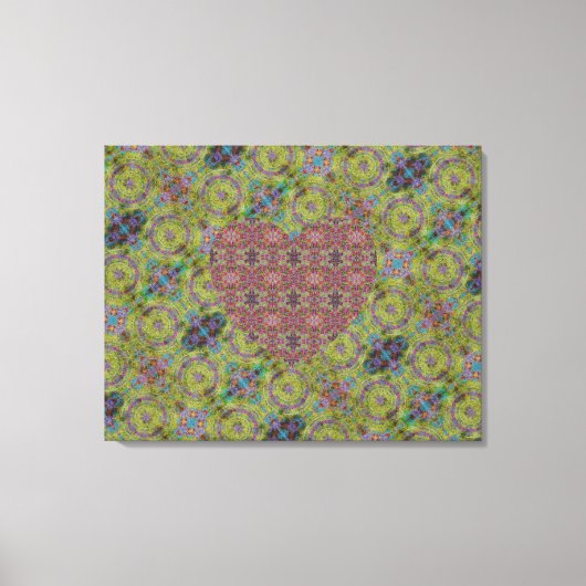 Negba Rose Herzstück Leinwanddruck (Vorderseite)