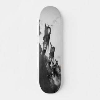 Neger-Piloten in Shark-Nosed-P-40-Kampfflugzeugen Skateboard
