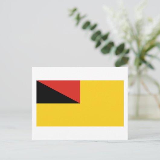 Negeri Sembilan-Flagge Postkarte (Stehend Vorderseite)