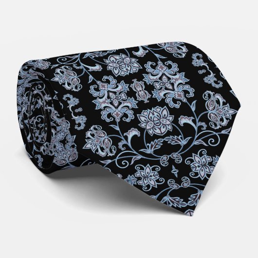 Negra decoración azul krawatte (Gerollt)