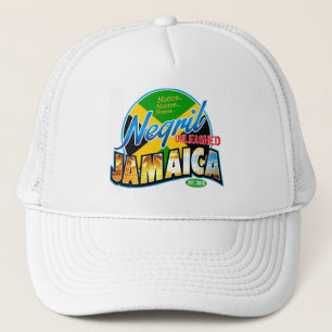 Negril band Jamaika-Logohut los Truckerkappe