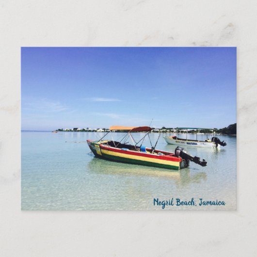 Negril Beach, Jamaika Postkarte (Vorderseite)