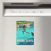 Negril Cliffs Jamaica Travel Magnet (In Situ (Geschirrspüler))