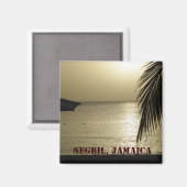 Negril, Jamaica Magnet (Vorderseite/Rückseite)