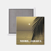 Negril, Jamaica Magnet (Vorderseite/Rückseite)