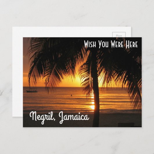 Negril, Jamaika Postcard Postkarte (Vorne/Hinten)