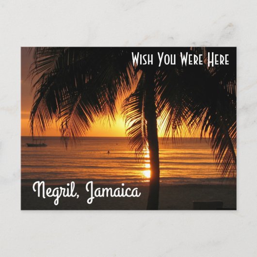 Negril, Jamaika Postcard Postkarte (Vorderseite)