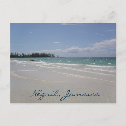 Negril, Jamaika Postkarte (Vorderseite)