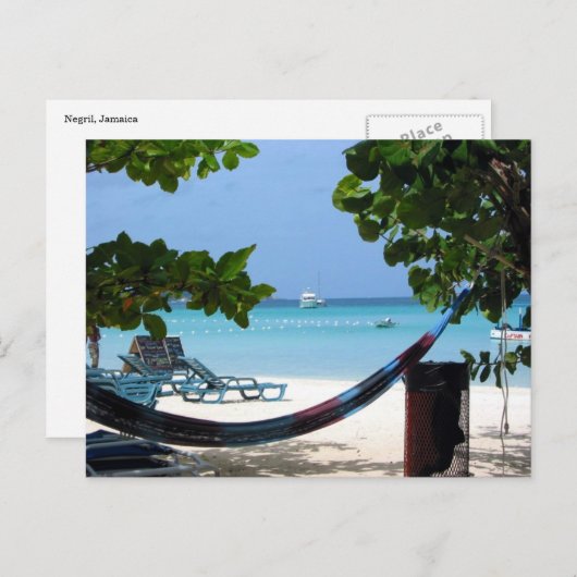 Negril Relaxjamaica Postkarte (Vorne/Hinten)
