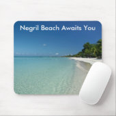 Negril Strand erwartet Sie Mousepad (Mit Mouse)