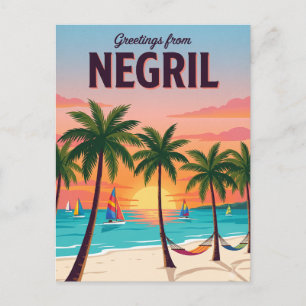 Negril-Strand Jamaika Postkarte