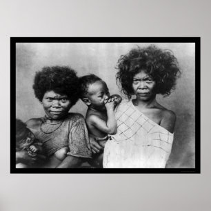Negrito Women Philippines 1898 Poster