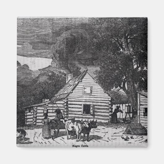 Negro Cabin Magnet (Vorne)