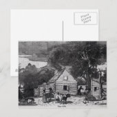 Negro Cabin Postkarte (Vorne/Hinten)