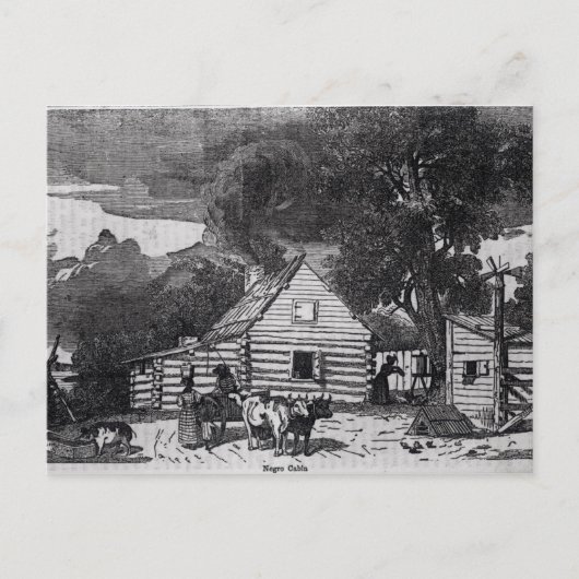 Negro Cabin Postkarte (Vorderseite)