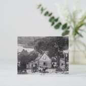 Negro Cabin Postkarte (Stehend Vorderseite)